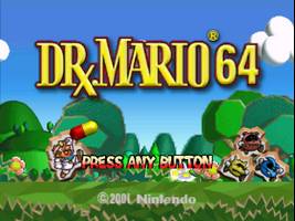 Dr. Mario 64 Title Screen